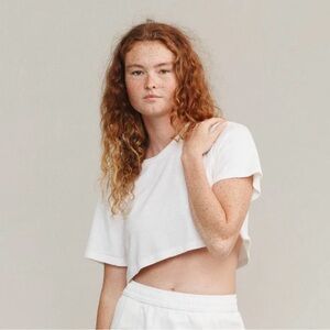Super Cropped Lorel Tee